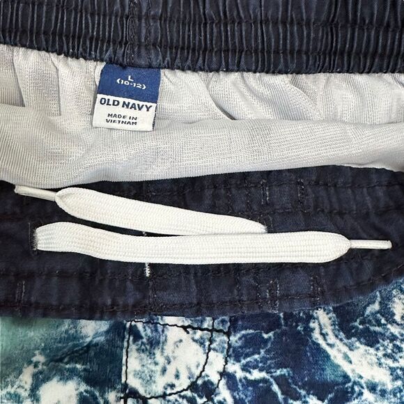 Old Navy Swimsuit Boardshort Trunks Boys Size L (10-12) Set of 2 - Picture 10 of 13